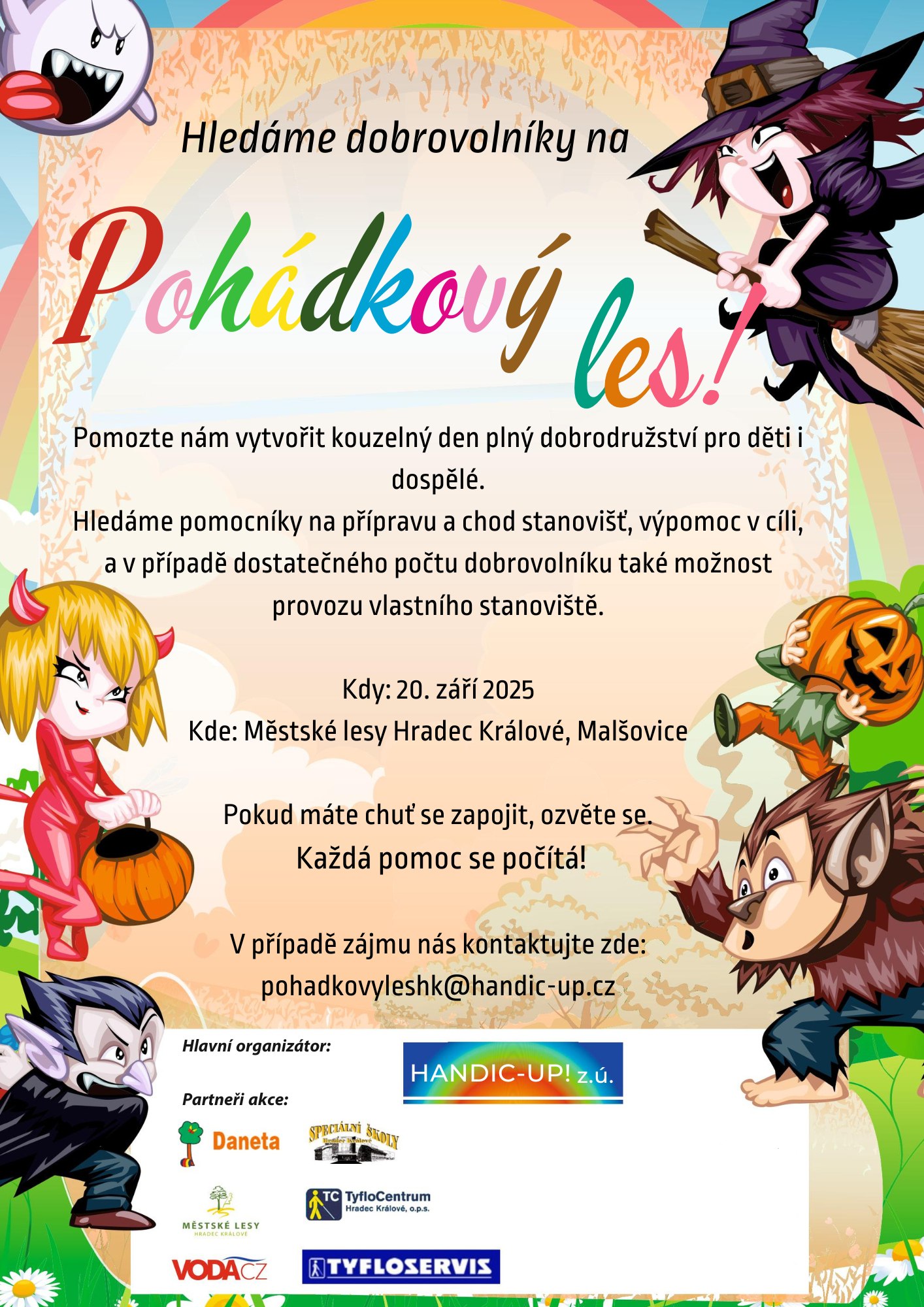 Hledáme dobrovolníky na Pohádkový les