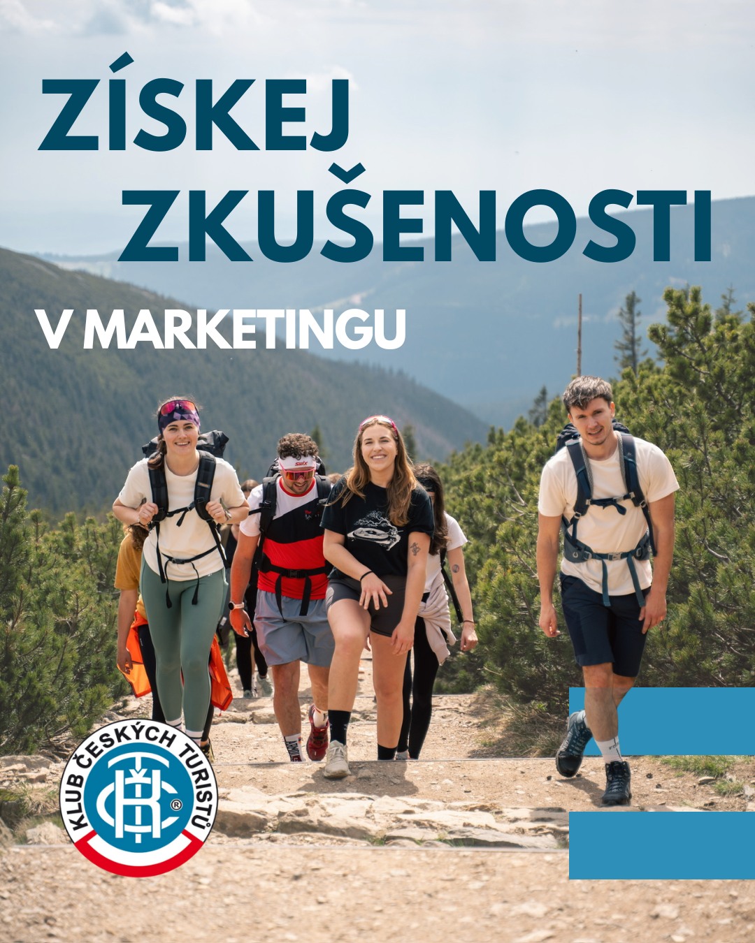 Přidej se k týmu, který chce dostat turistiku k mladé generaci