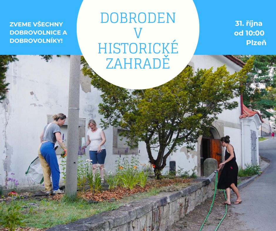 Hledáme dobrolidi na DOBROden v historické zahradě Špejcharu v Plzni 🍎